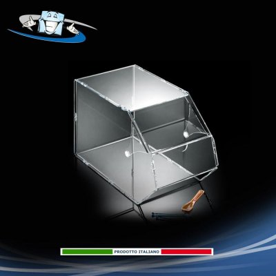 Porta cialde in plexiglass da banco