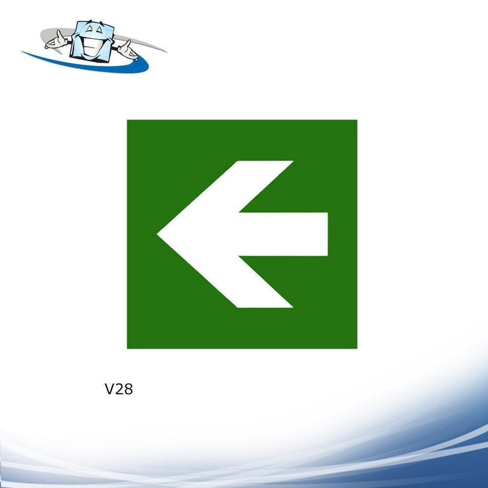 Signshine Suspension Quadro - Segnaletica di sicurezza fotoluminescente con cavi a soffitto