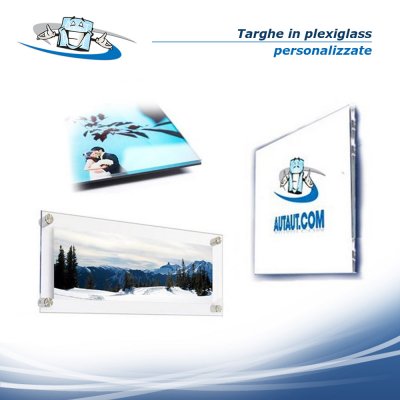 Targa in plexiglass con stampa diretta personalizzata con la Tua grafica