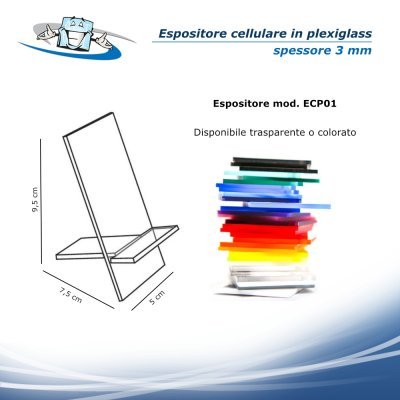 Espositore Telefono in plexiglass - modello ECP01
