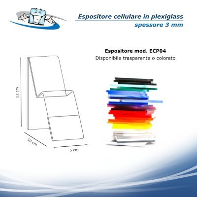 Espositore Telefono in plexiglass -  modello ECP04