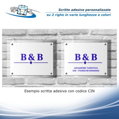 Scritte adesive personalizzate per segnaletica pericoli avvertenze divieti su vetrine saracinesche pareti senza fondo su 2 righe