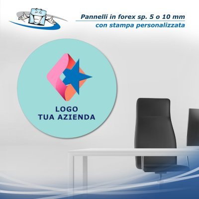 Pannelli con stampa diretta personalizzata a 4 colori inclusa nel prezzo su materiale plastico dimensioni personalizzabili