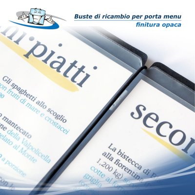 Buste di ricambio finitura lucida