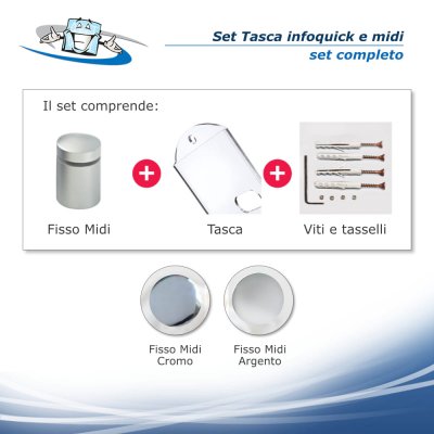 Set infoquick & midi - Set completo per segnaletica di sicurezza in vari formati