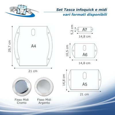 Set infoquick & midi - Set completo per segnaletica di sicurezza in vari formati