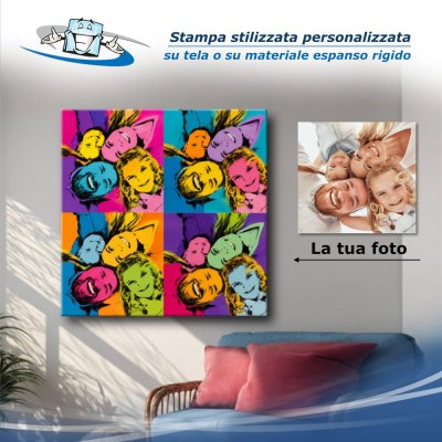 Stampa stilizzata personalizzata su materiale espanso rigido