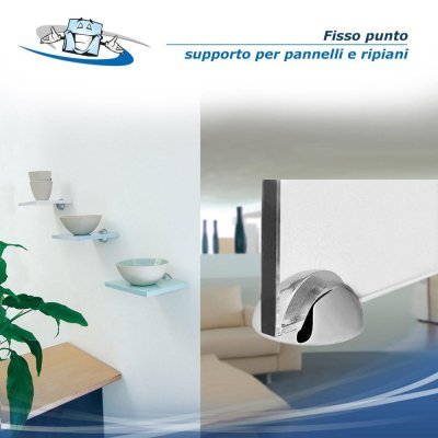Fisso Punto - Supporto a morsetto per parete, soffitto o da banco