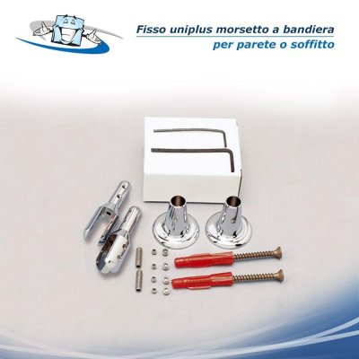 Fisso uniplus - Morsetto a bandiera per parete o soffitto