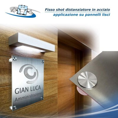 Fisso Shot - Distanziatore in acciaio a pressione per pannelli