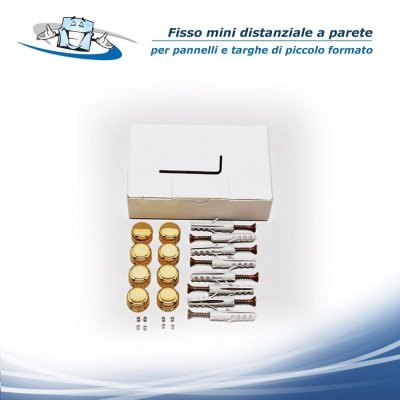 Fisso mini - Sistema a brugola  per piccoli formati in varie finiture