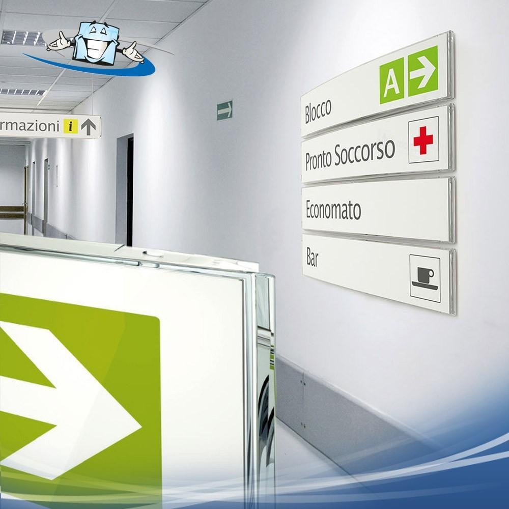 Pixquick wall - Pannello di segnaletica di direzione a parete