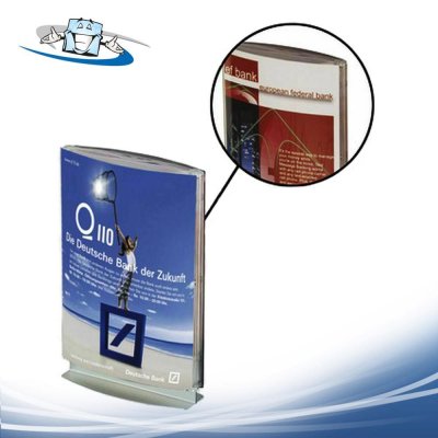 Pickquick pylon - Espositore da banco bifacciale per tavoli e listini prezzi