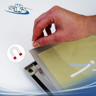 Magnedoor slim - Cornice per poster a chiusura magnetica con personalizzazione inclusa