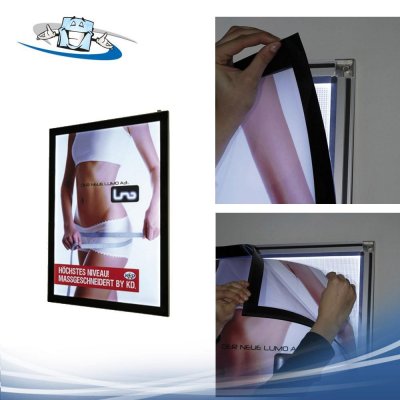 Lumo - Cornice luminosa LED a chiusura magnetica pannello luminoso con personalizzazione inclusa