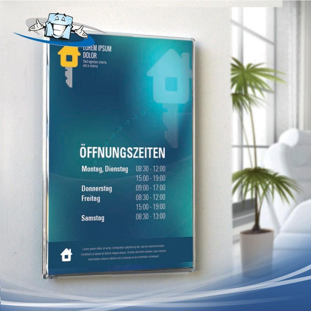 Smartquick - Targhetta porta informazioni bioadesive con personalizzazione inclusa in vari formati