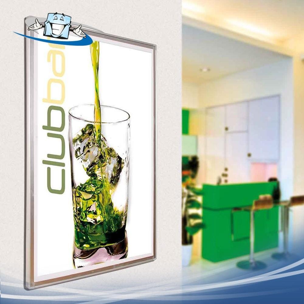 Magnedoor - Cornice per poster con chiusura magnetica in alluminio in vari formati