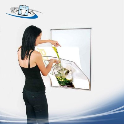 Magnedoor - Cornice per poster con chiusura magnetica in alluminio in vari formati