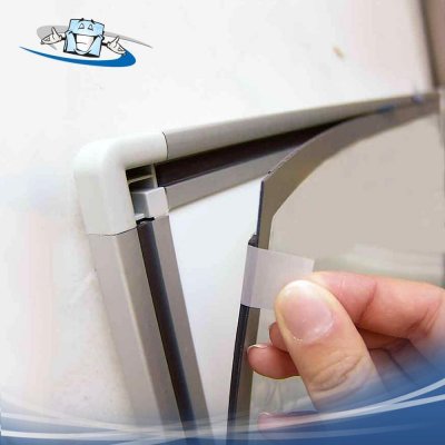 Magnedoor - Cornice per poster con chiusura magnetica in alluminio in vari formati