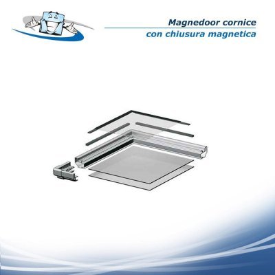 Magnedoor - Cornice per poster con chiusura magnetica in alluminio in vari formati