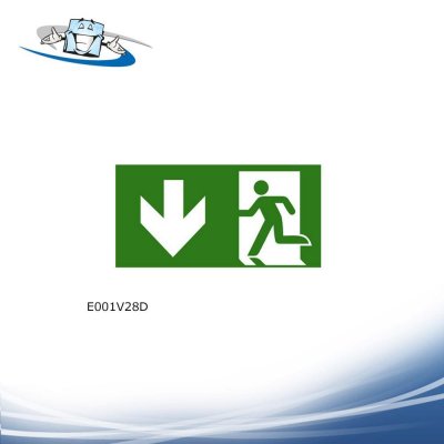 Signshine suspension - Segnaletica di uscita di sicurezza fotoluminescente a soffitto in varie misure e simboli