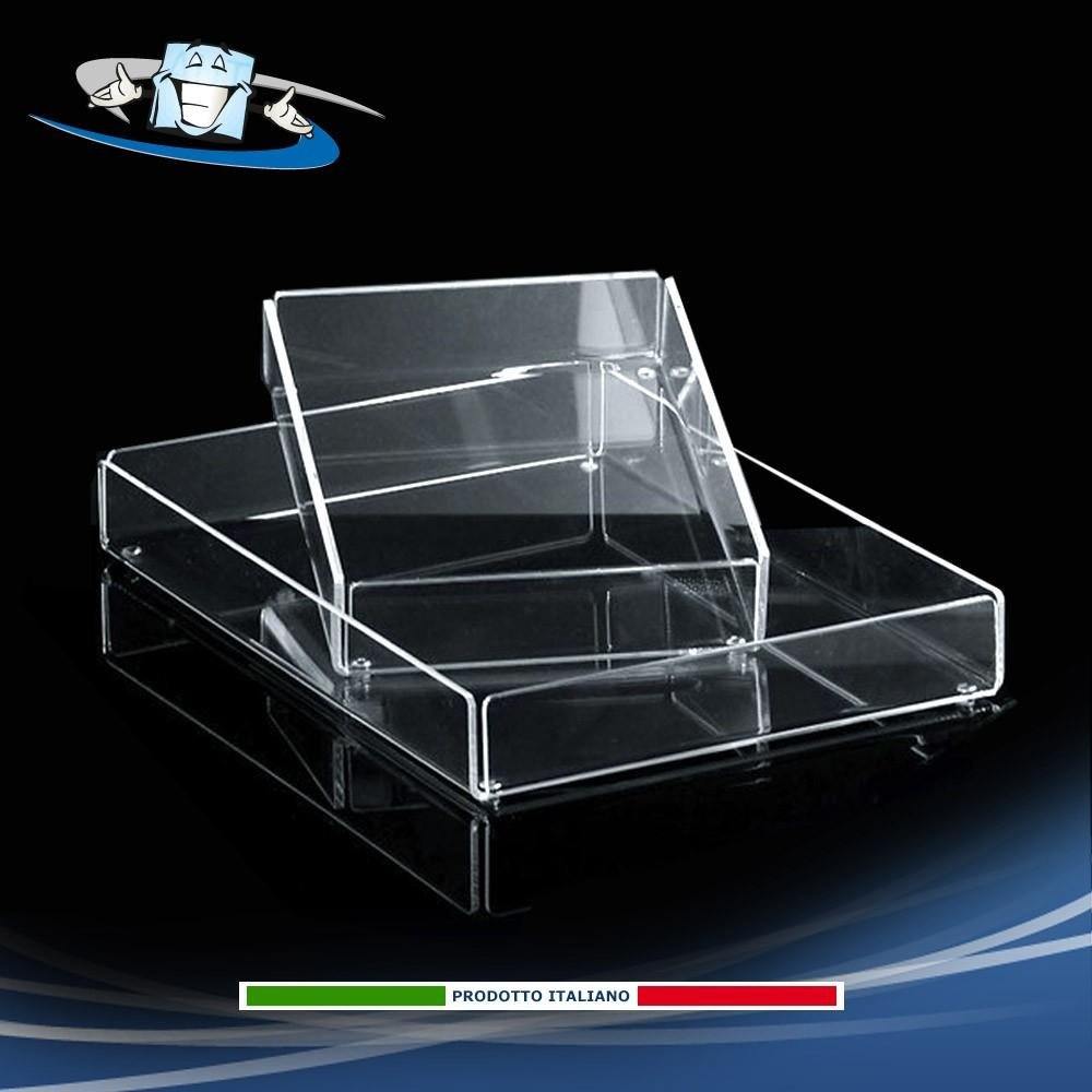 Vassoi bar trasparenti in plexiglass in due dimensioni