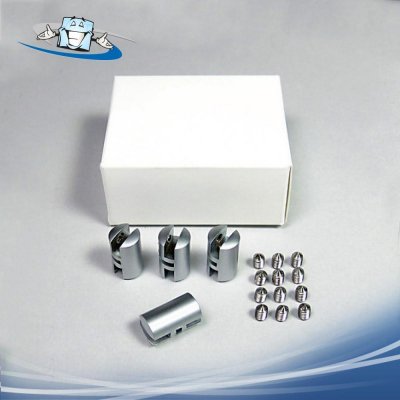 Fly Pair pinza laterale doppia in ottone per pannelli affiancati