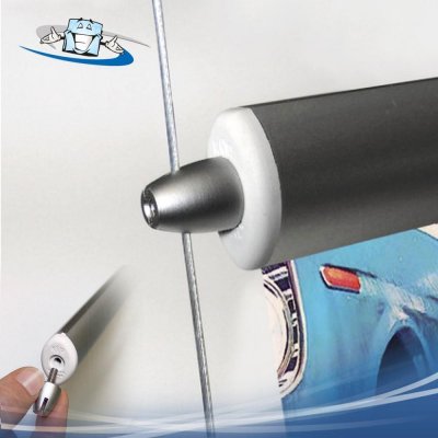 Fly sidefix - Morsetto di fissaggio laterale per pannelli e sistemi Bannerblock