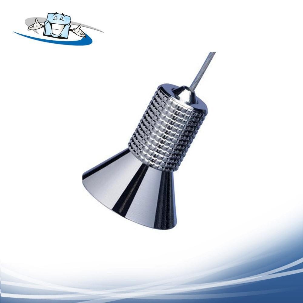 Fly Fix - Sistema di fissaggio a soffitto universale tiranti per cavi di acciaio in diverse finiture