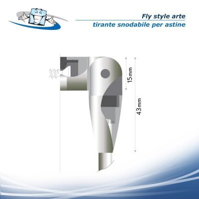 Fly style arte - Tirante snodabile per astine
