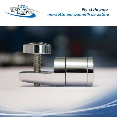 Fly style amo - Morsetto per pannelli su astine