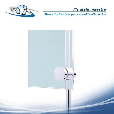 Fly style maestro - Morsetto frontale per pannelli sulle astine