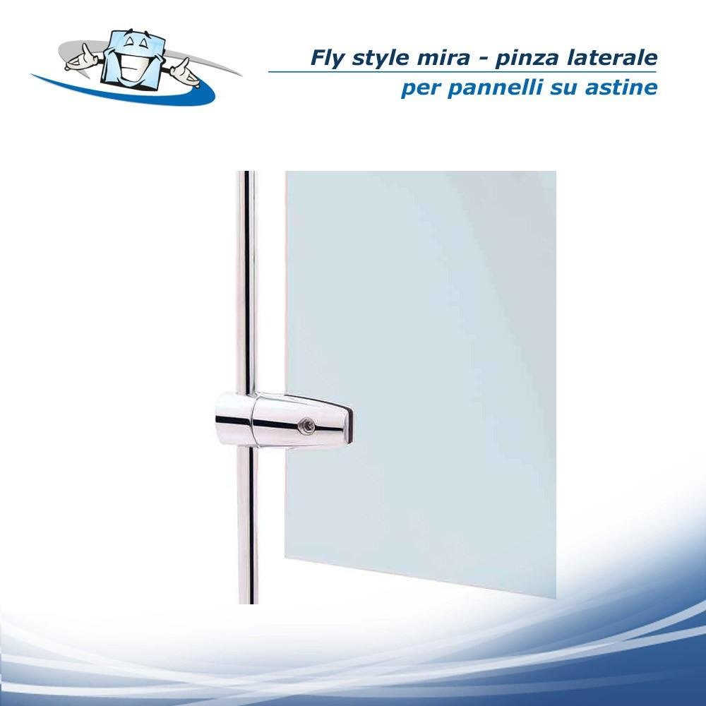 Fly style mira - Pinza laterale per pannelli su astine