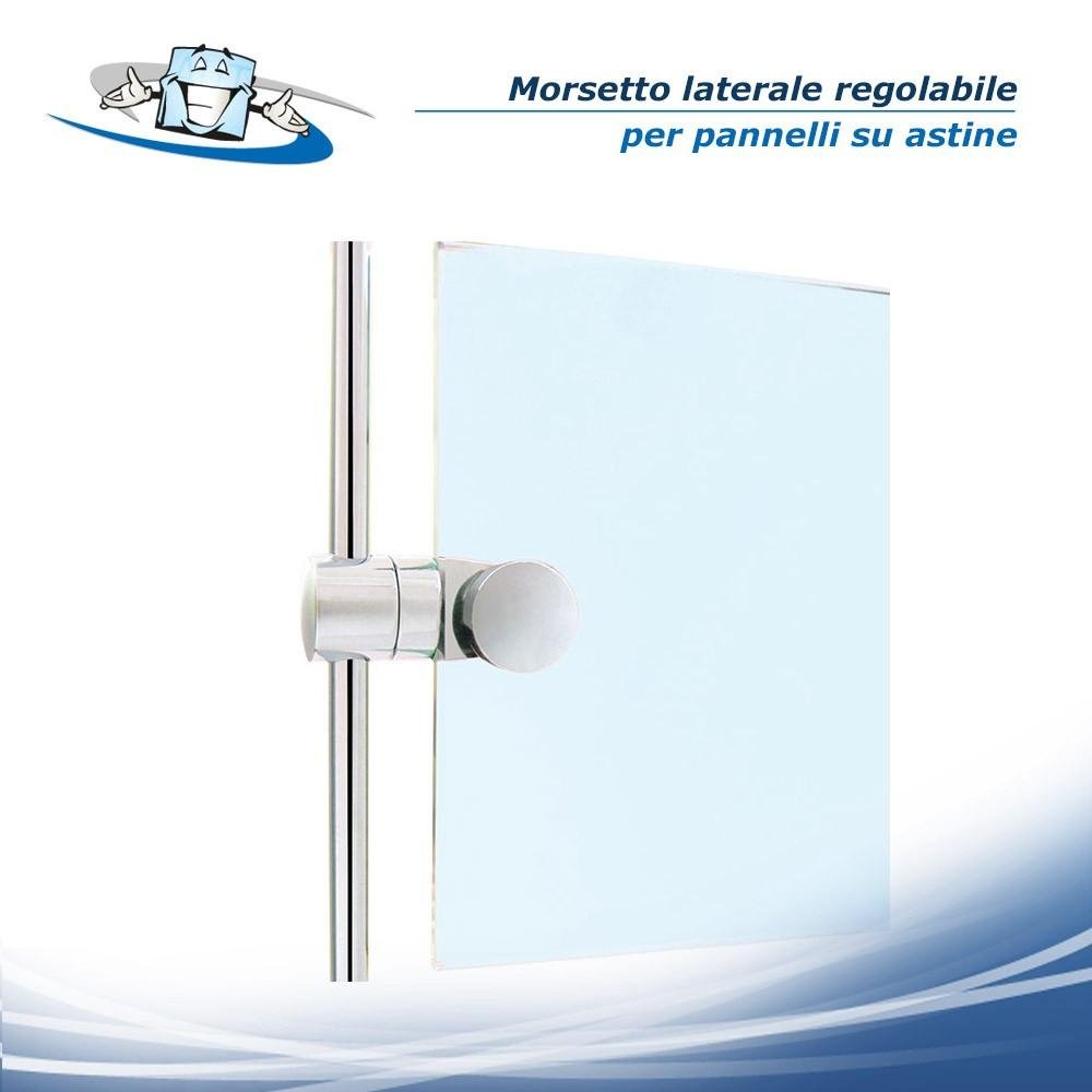 Fly style lato morsetto laterale regolabile per pannelli su astine