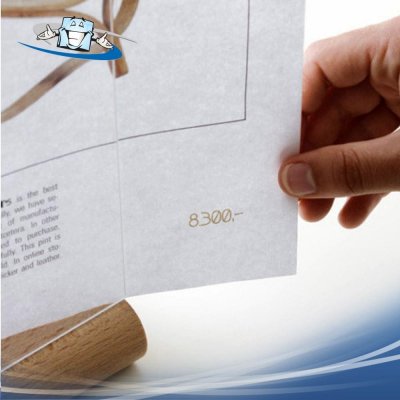 Snaprex wood - Espositore da banco bifacciale con base in legno in vari formati