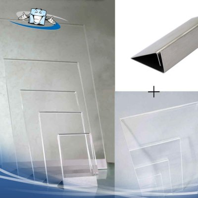 Snaprex - Espositore da banco con tasche in plexiglass in vari formati