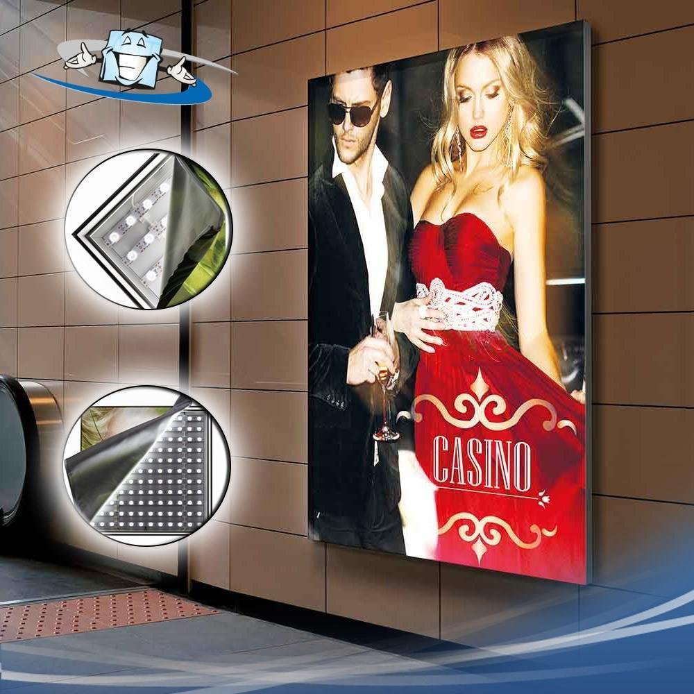 StarLED F.to H 2 x L 1,15 m - Cornice luminosa LED monofacciale per banner con personalizzazione inclusa