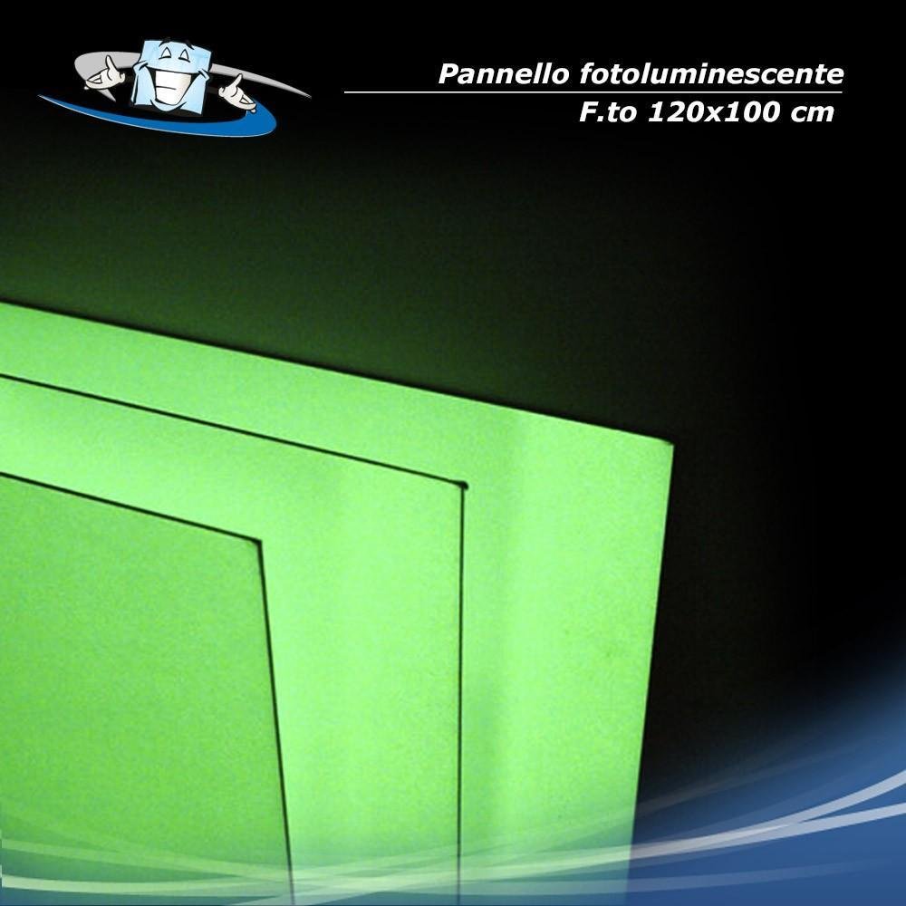 Pannello rigido biadesivo in PVC fotoluminescente
