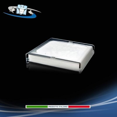 Porta tovaglioli - segnatavolo in plexiglass trasparente