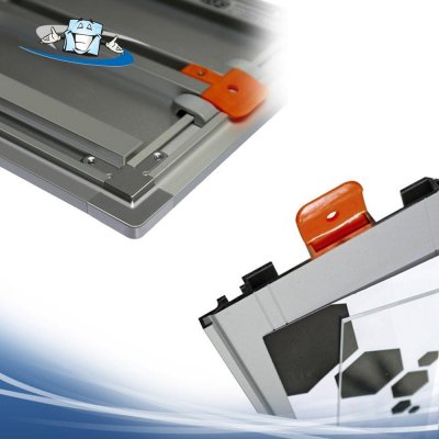 Signcode wall pannello PS  - Segnaletica a muro con protettivo trasparente in PS in diverse dimensioni