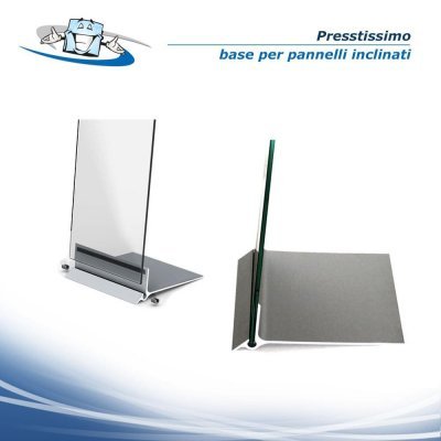 Presstissimo - Base per pannelli monofacciali inclinati con personalizzazione inclusa