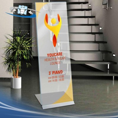 Presstissimo - Base per pannelli monofacciali inclinati con personalizzazione inclusa