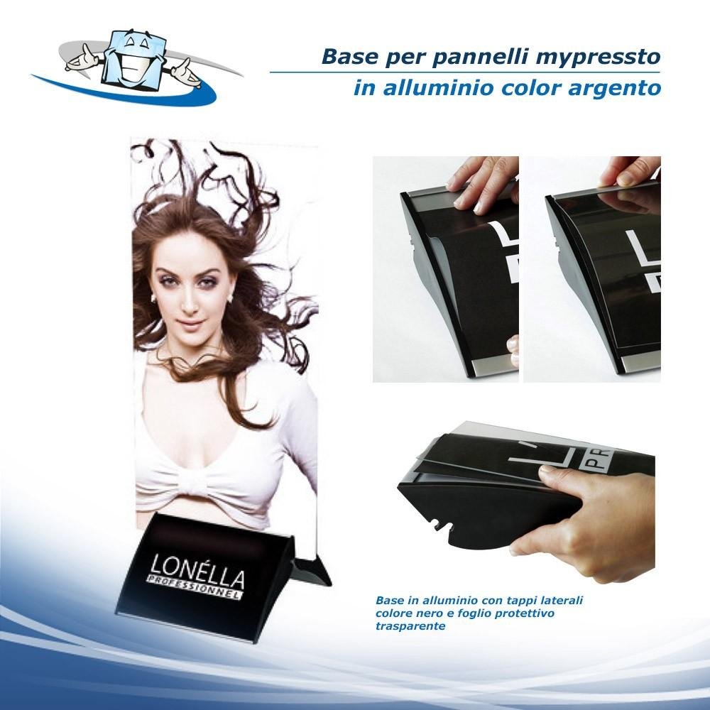 My pressto - Base per pannelli nero fino a 30 mm di spessore