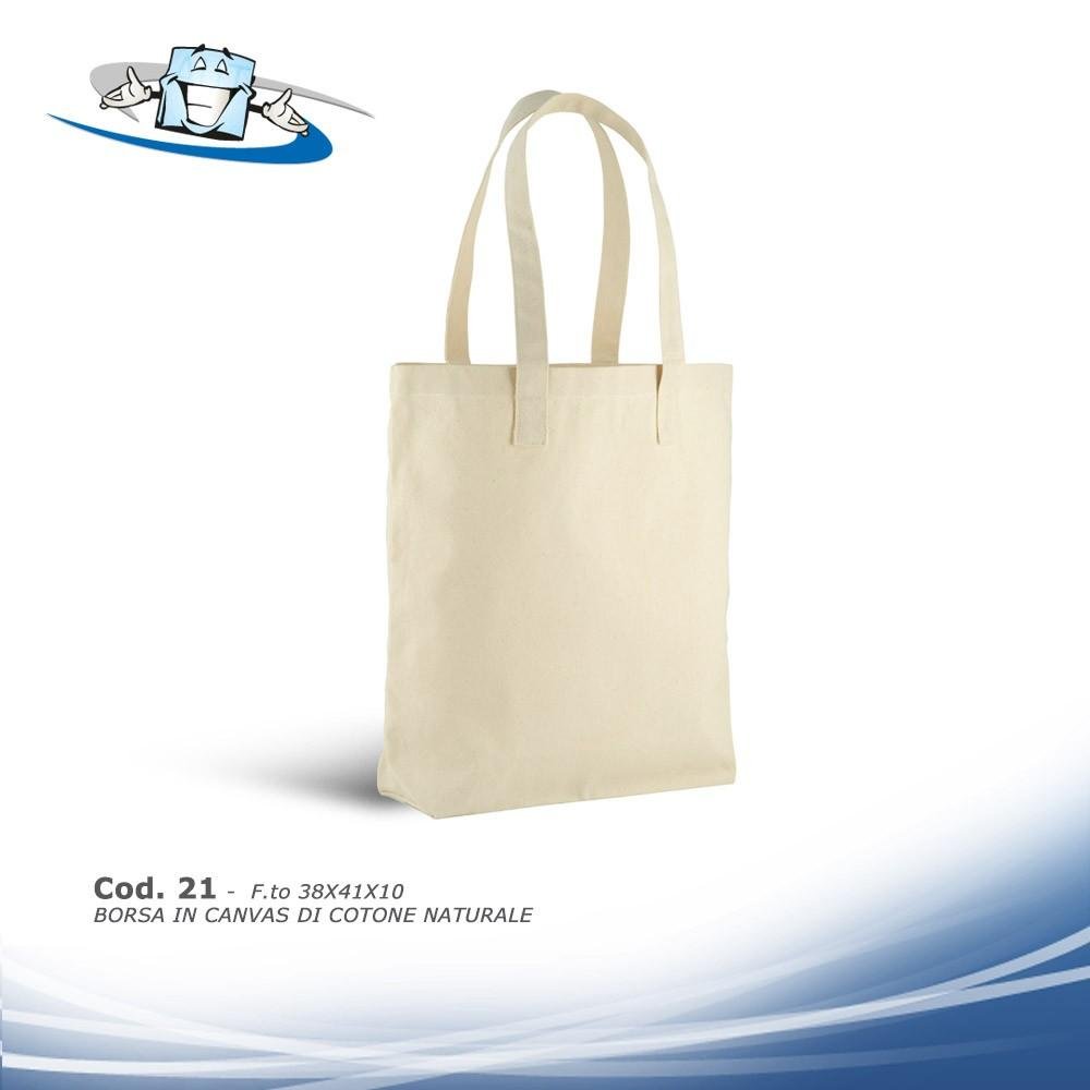 Borse shopping e sacchi in cotone e tela canvas personalizzabili con il vostro logo