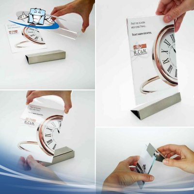 Snaprex - Espositore da banco con tasche in plexiglass in vari formati