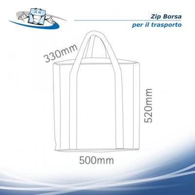 Zip Borsa - borsa per il trasporto in diverse dimensioni