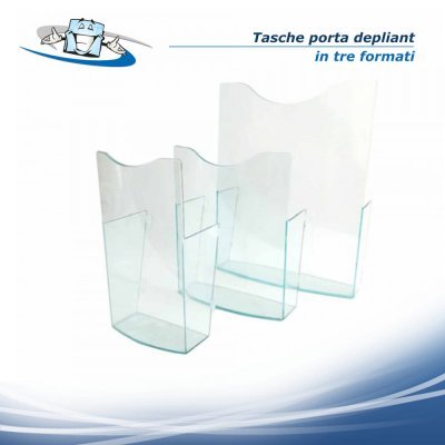 Tasche porta cataloghi trasparenti per magic board in diversi formati