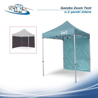 Parete Intera 200x200 cm per Gazebo Zoom Tent disponibile vari colori