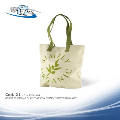 Borse shopping e sacchi in cotone e tela canvas personalizzabili con il vostro logo