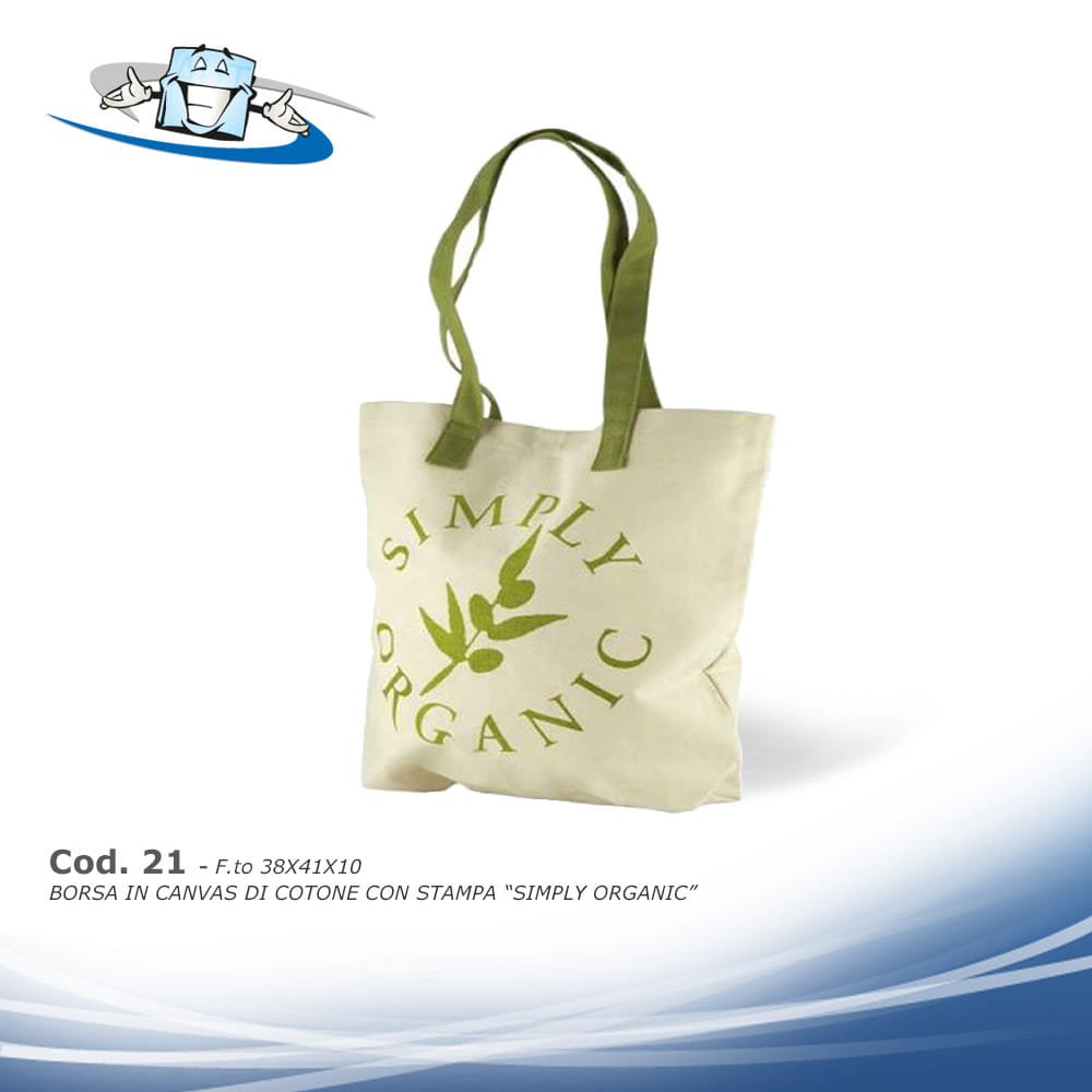 Borse shopping e sacchi in cotone e tela canvas personalizzabili con il vostro logo